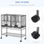 Keiser 102cm Steel Flat Top Breeder/Stacker Bird Cage with Wheels