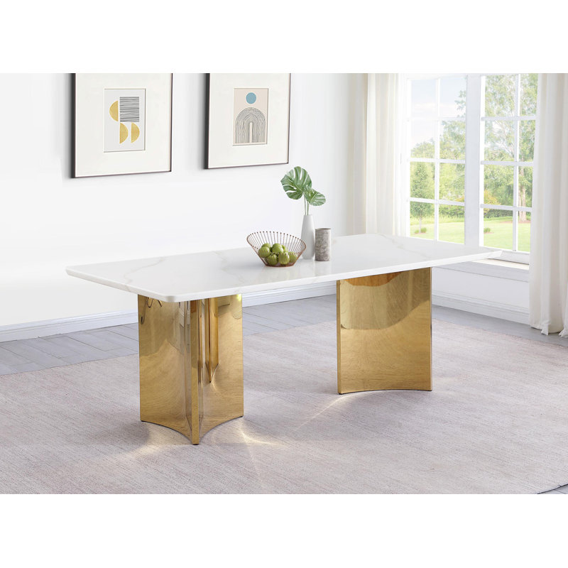 Table de salle à manger rectangulaire Tevlin