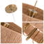 Luminaire suspendu de style campagne moderne 17,7 pouces