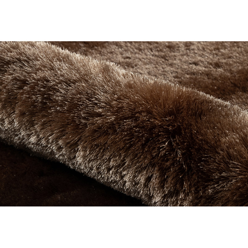 Tapis taupe à lumières touffeté fait main Ciera, Tapis de couloir 2 pi 3 po x 8 pi