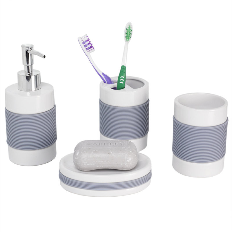 Chiani Ceramic / Porcelain Bathroom Accessory Set