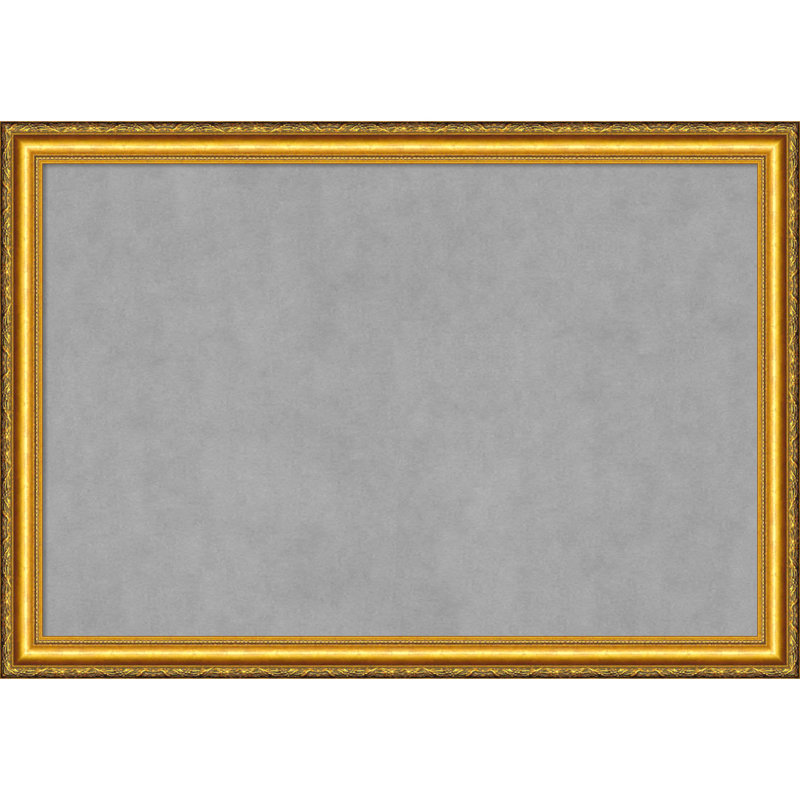 Tableau magnétique encadré doré Colonial, H 28 po x l 40 po