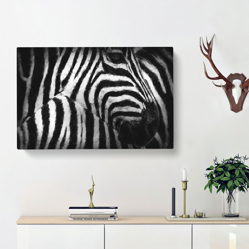 Stripes of the Zebras - Wrapped Canvas, 40cm H x 60cm W x 3cm D