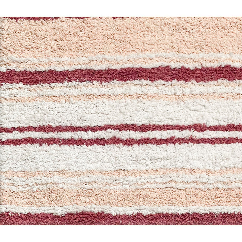Tapis pour salle de bain Lermitage, L 21 po x L 34 po, Rose