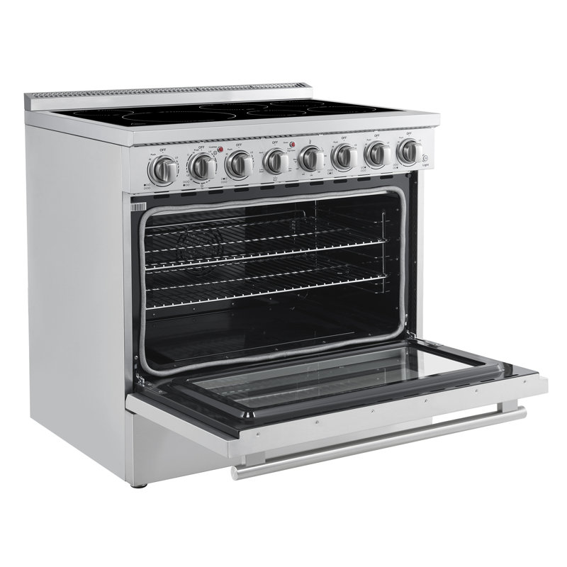 Cuisinière électrique autoportante 36 po Forno Paolo, 5,44 pieds cubes, four à convection véritable, écoénergétique