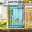 204cm H x 105cm W Galvanised Steel Gate