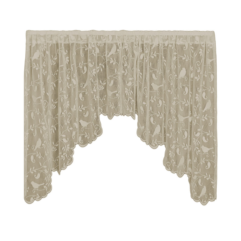 Floral Tailored Window Valance