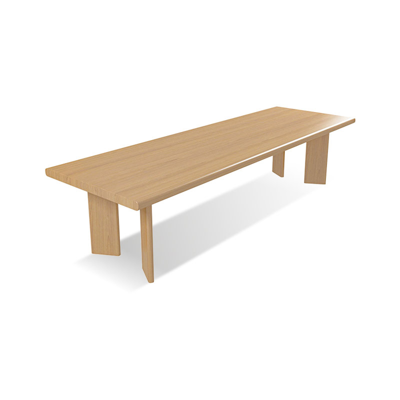 Table de conférence Burlywood, H 29,53 po x L 102,36 po x l 39,37 po