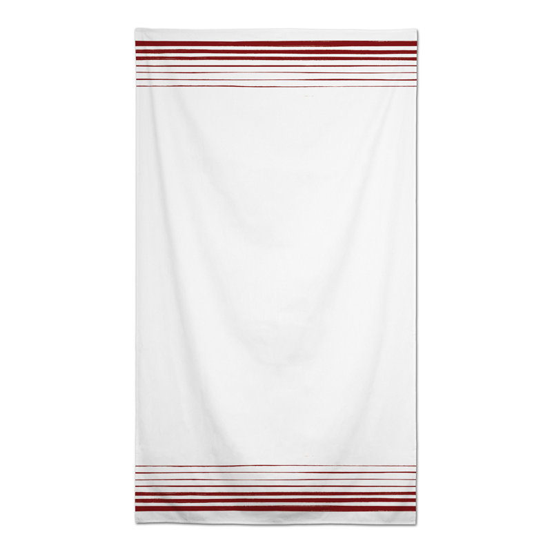 Nappe à rayures Abdul-Muizz, Rouge