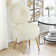 Chaise de coiffeuse avec tabouret d'appoint Noehly