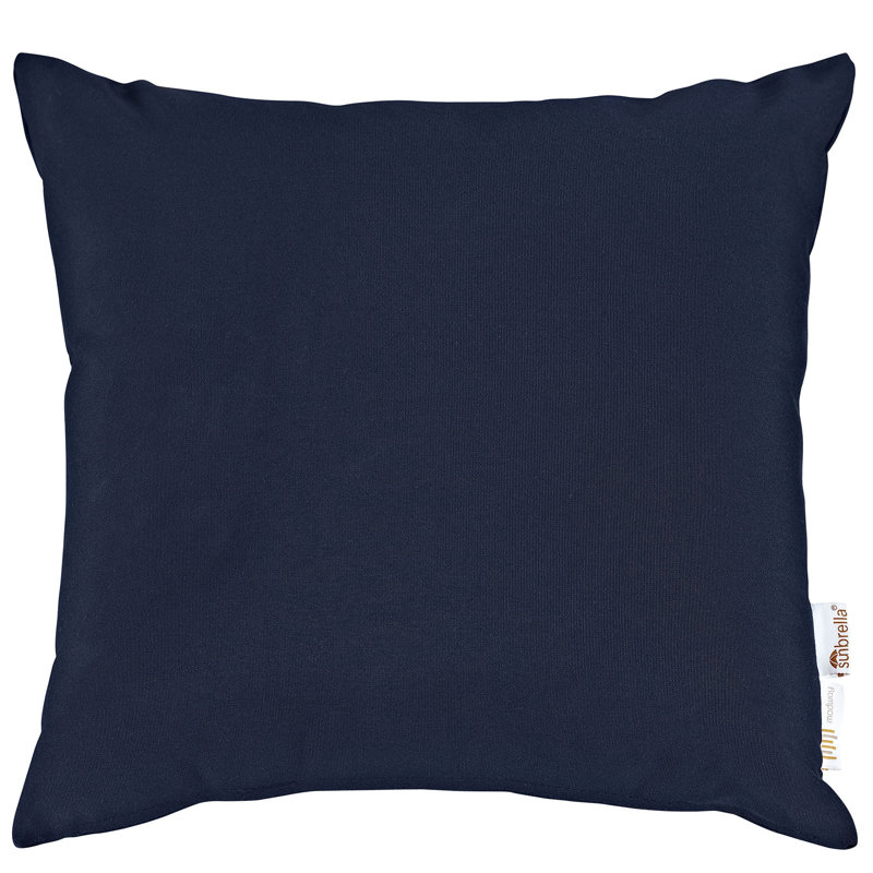 Modway Invite Sunbrella Outdoor Patio Pillow Set, Canvas Navy Sunbrella® Canvas