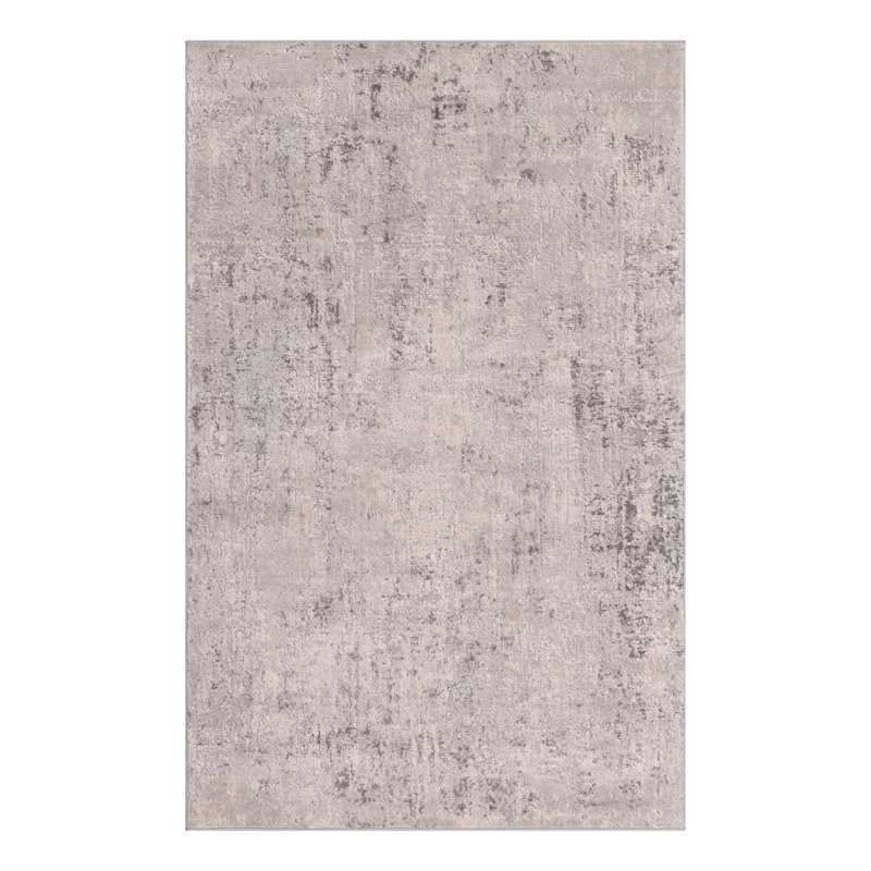 Tapis gris, Rectangle 5 pi 1 po x 8 pi