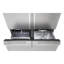 48" Built-in Transitional French Door Refrigerator