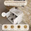  Meuble-lavabo simple 36 po avec comptoir en résine blanc brillant, HG.White Design moderne pour petite salle de bain-1670025757