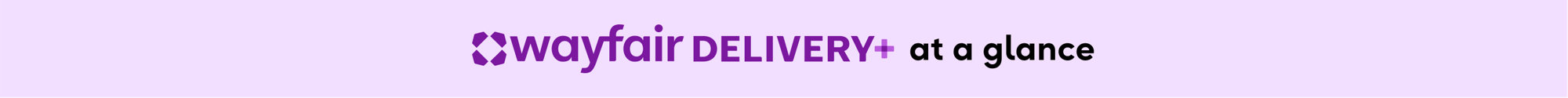 Wayfair Delivery+ at a glance