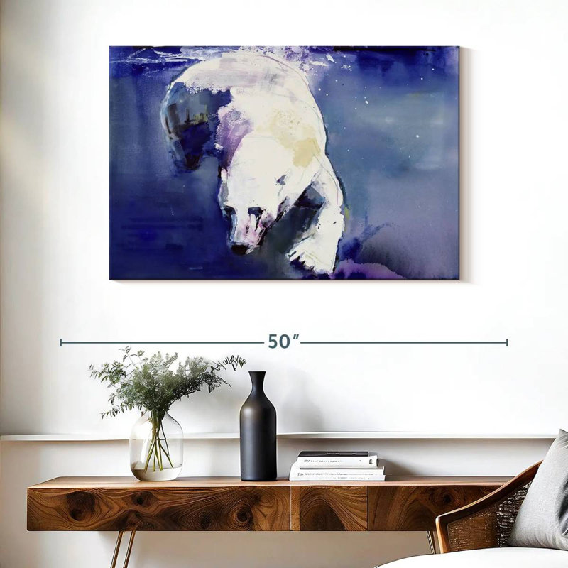 Brampt Underwater Bear, 26" H x 39" W