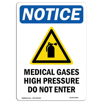 Enseigne de gaz médicaux