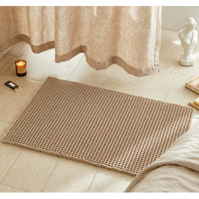 Tapis de bain Boho Farmhouse, antidérapant, lavable, séchage rapide