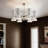 Phix 12-Light Steel White Adjustable Chandelier-1052703462