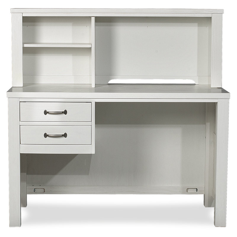 Bureau d'étude avec huche pour enfants Mateo, Blanc