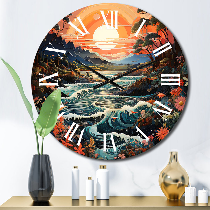 Cyrell - Horloge murale nautique et de plage, Petit
