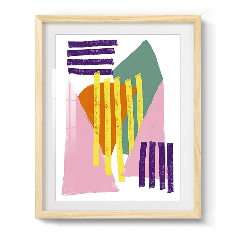 Plan de couleurs I - impression encadrée, Naturel, H 28,5 po x l 20,5 po