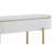 High Gloss Sofa Table with Metal Leg Gold Coffee Table