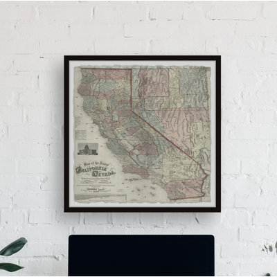 " Map Of California And Nevada "