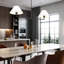 Lustre 2 lumières Ryckman en nickel brossé-1181059804