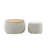 Round Storage Ottoman, 2 In 1 Function, Work As End Table And Ottoman,With Small Seat (25"X25"X14.7")-1952186147-1952186146