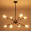Luminaire d'îlot de cuisine à 8 lumières à intensité variable de style lustre Spoutnik Jamee-1255014551-1210826424