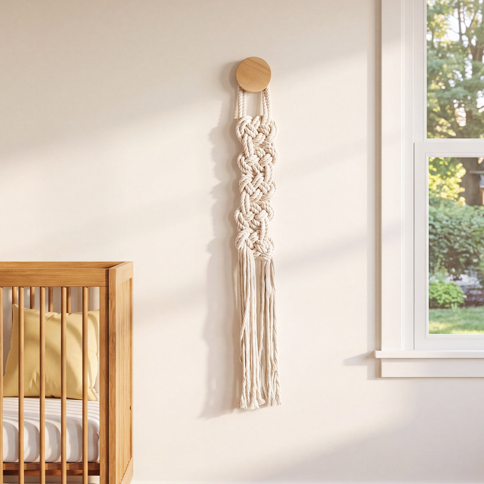 Scala Knot Fiber Wall Hanging