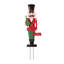 36" H Metal Nutcracker Yard Stake and Wall Decor