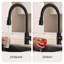 Robinet de cuisine rétractable à poignée simple avec accessoires-59881653