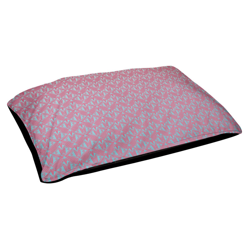 Coussin pour chien Byrge, Moyen (L 29,5 po x P19,5 po x H 9,5 po), Rose clair