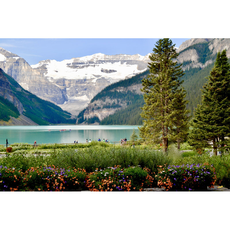 Lake Louise - Photographie sur toile tendue, H 20 po x l 30 po