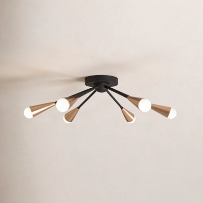 Andrea 6-Light Semi Flush Mount