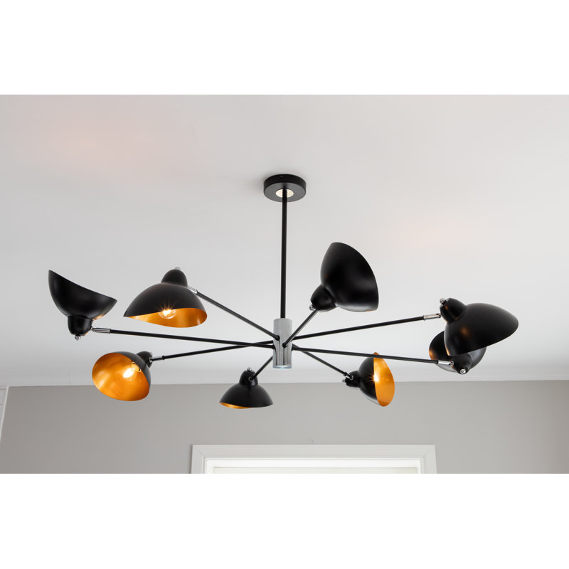 Aquinnah 8 - Light Sputnik Chandelier