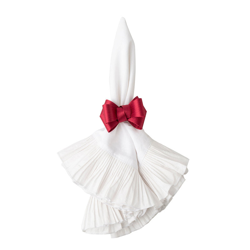Tuxedo Napkin Ring, Ruby