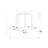 Transitional 8 Light Brass Linear Chandelier