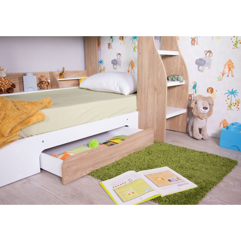 Bernier Single (3') Bunk Bed with Storage Included