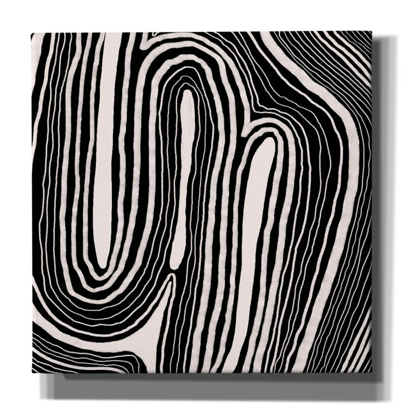 «Dizziness I» par Regina Moore, art mural sur toile, 37 po x 37 po, H 37 po x l 37 po x P 1,5 po