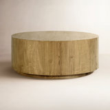 Layne 42" Round Coffee Table Natural