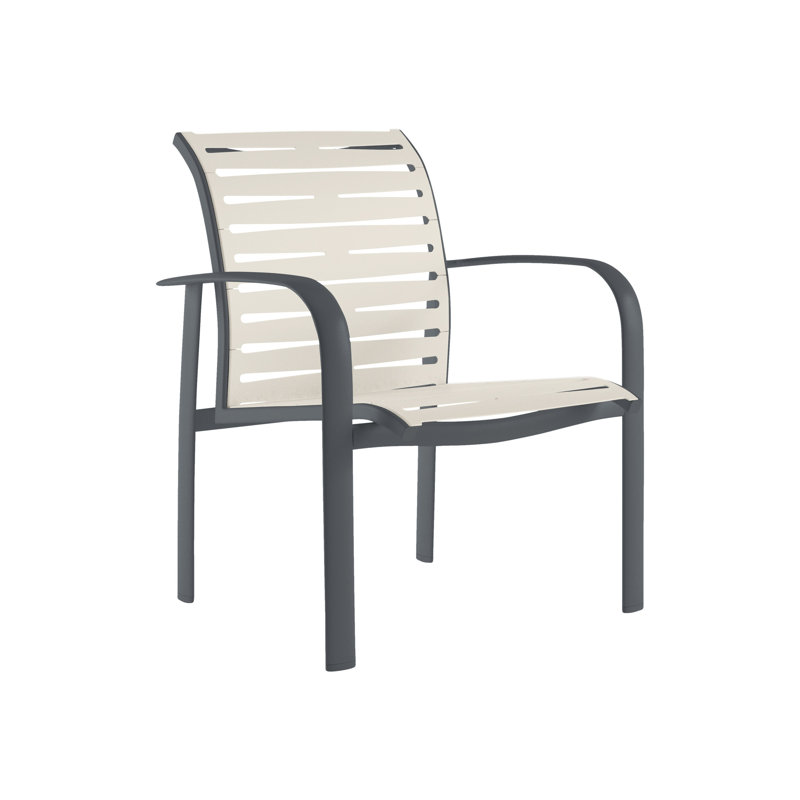 Fauteuil de patio Laguna Beach EZ SPAN ™ Laguna, Parchemin, Graphite