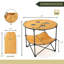Table de camping pliante en acier inoxydable-49609429