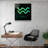 Elegant Decorative Tempered Glass Painting, 40 x 40 Inches | 100% Tempered Glass, Thickness: 0.16 Inches | UV Printing for Vibrant Colors & Durability | Perfect for Home Decor & Art Enthusiasts