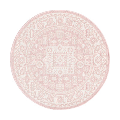 Tapis rose d'intérieur / extérieur Danera