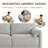 Bodhild 115.7'' Boucle 4 - Piece Modular Sectional with Ottoman-270790810