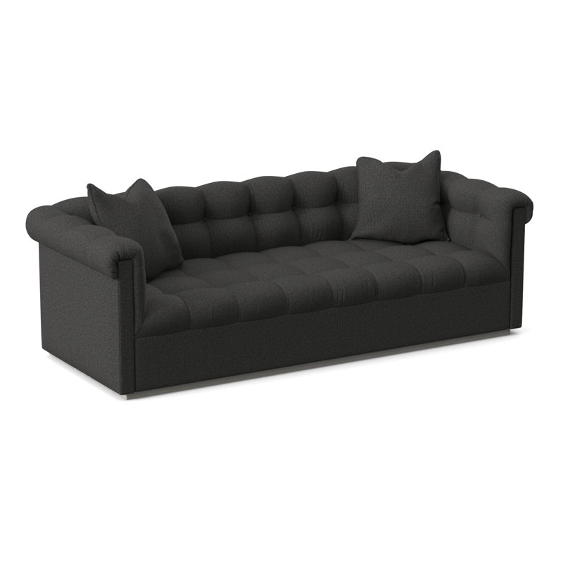 Thom Filicia Home 98" Nottingham Sofa, Tuck Graphite, Wrenn