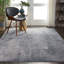 Tapis gris à motif abstrait Comer-32408686